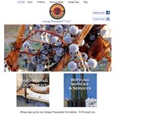 Tablet Screenshot of garagewinemaker.com